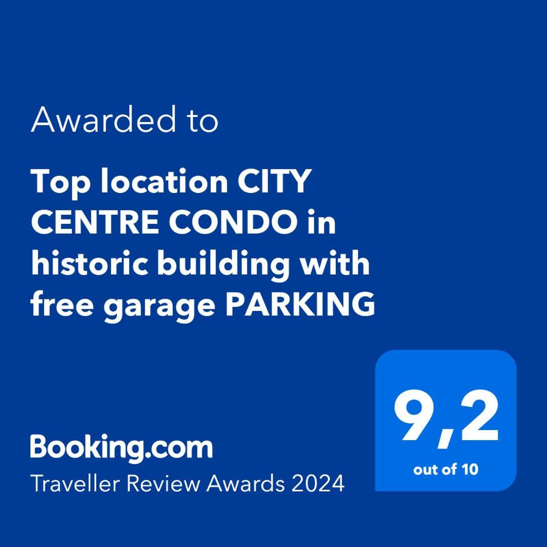 Top Location City Centre Condo In Historic Building With Free Garage Parking Ljubljana Eksteriør billede